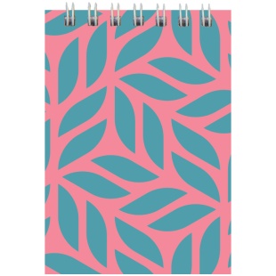 Блокнот на спирали, А7, 48 листов, клетка, мягкая обложка, розовый, AXENT - интернет-магазин optom-k.com