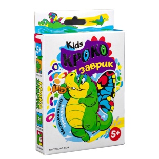 Игра настольная, украиноязычная, в коробке 14х9,3х2,2 см, "Крокозаврик" - интернет-магазин optom-k.com