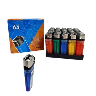Запальничка, 7 см, пластикова, в упаковці 50 шт, кольорова, "Flame" - інтернет-магазин optom-k.com