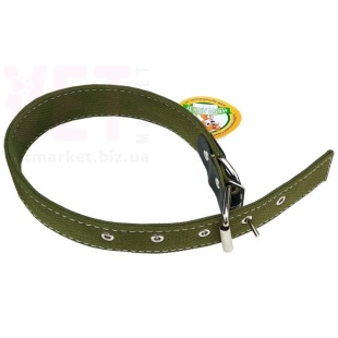 Нашийник, 35 мм, бавовна, подвійний, "ЕКОНОМ" - інтернет-магазин optom-k.com