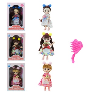 Кукла 15 см, в коробке 6х12х19 см - интернет-магазин optom-k.com