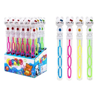 Мыльные пузыри, 36 см, цветные, "Kitty" - интернет-магазин optom-k.com