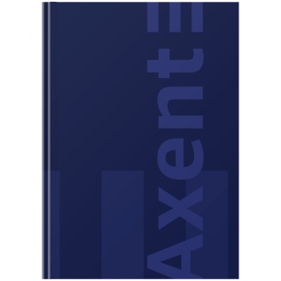 Книга канцелярская, А4-, 96 листов, клетка, синяя, One color, AXENT - интернет-магазин optom-k.com