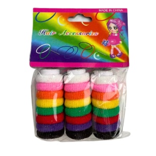 Набір резинок, резинка - 2 см, 24 шт, кольорові, дитячі - інтернет-магазин optom-k.com