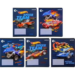 Тетрадь, 12 листов, линия, гибридный лак + УФ лак, "HW", KITE тетради и альбомы - интернет-магазин optom-k.com