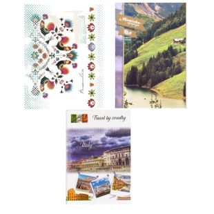 Блокнот клееный, А5, 160 листов, клеточка, твердая обложка, Аркуш - интернет-магазин optom-k.com