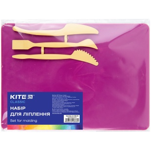 Дошка для ліплення, 180х250 мм, пластикова, зі стеками, рожевий, "Kite Classic", KITE канцелярія - інтернет-магазин optom-k.com