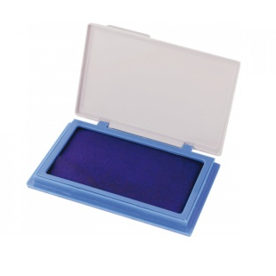 Подушка штемпельная, 70х110 мм, настольная, синий цвет, ECONOMIX - интернет-магазин optom-k.com