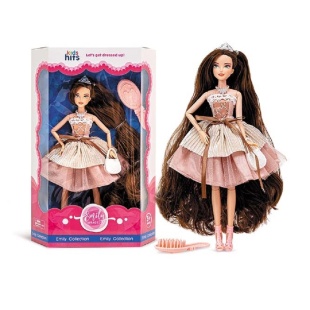Кукла, 29 см, с аксессуарами, в коробке 23х34,5х6,2 см, "Emily Romantic" - интернет-магазин optom-k.com