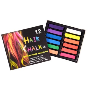 Мел для волос, 12 цветов, в коробке 10х11,5х2 см - интернет-магазин optom-k.com