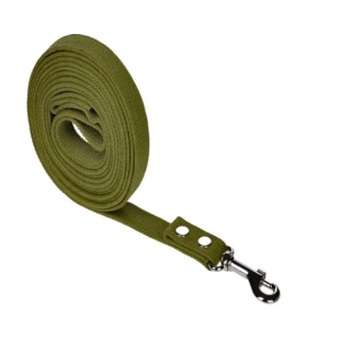 Поводок, 35 мм, 5 м, хлопок, с польским карабином, "ЕКОНОМ" - интернет-магазин optom-k.com