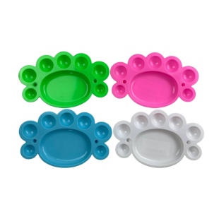 Палитра, 20х14 см, пластиковая, цветная - интернет-магазин optom-k.com