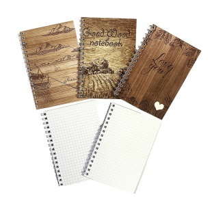 Блокнот, А6, 48 листов, боковая спираль, клетка, мягкая обложка, УФ лак, Тетрада - интернет-магазин optom-k.com