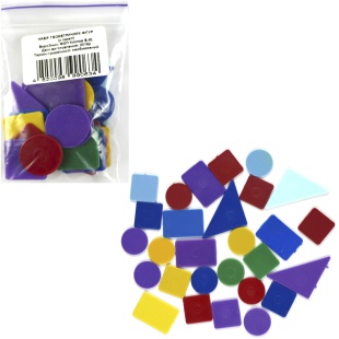 Набор геометрических фигур, 6х9 см - интернет-магазин optom-k.com