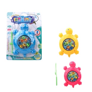 Рыбалка магнитная, 12х17 см, удочка 11,5 см, 8 рыбок, цветная, на планшете 25х18 см - интернет-магазин optom-k.com