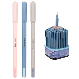 Набор шариковых, гелевых ручек, 0,7 мм, 100 шт, асорти, 3 цвета, "Pentonic Frost", YES - интернет-магазин optom-k.com