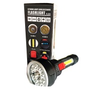 Фонарик, 2 лампи, 6х16 см, пластиковый, от Type-C, в коробке - интернет-магазин optom-k.com