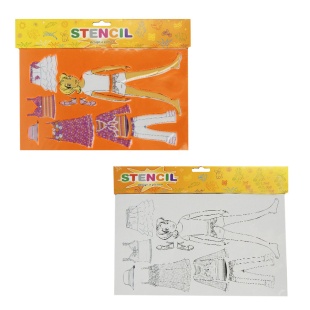 Трафарет, 16,5х27,5 см, пластиковий, "Stencil", Aihao - інтернет-магазин optom-k.com