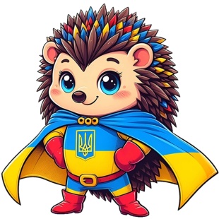 Набор для творчества со стразами, 10х10 см, наклейка, "Ежик-защитник" - интернет-магазин optom-k.com