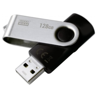 Флешка, UTS2, 128 GB, черний, GOODRAM - интернет-магазин optom-k.com