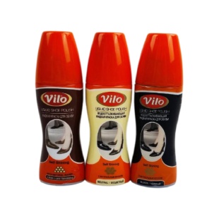 Крем-фарба для взуття, 80 мл, для гладкої шкіри, Vilo - інтернет-магазин optom-k.com