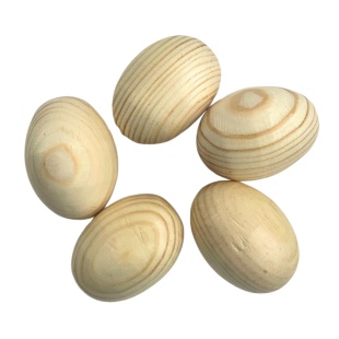 Яйцо пасхальное, 6х4,5 см, деревянное, не крашеное - интернет-магазин optom-k.com