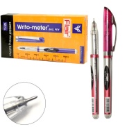 Ручка масляная, 0,5 мм, хватает на 10 км, "Writto-meter", Flair - интернет-магазин optom-k.com