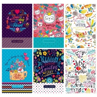 Скетчбук клееный, 105х165 мм, 64 листа, твердая обложка, матовая ламинация, Мандарин - интернет-магазин optom-k.com