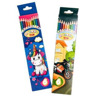 Карандаши цветные, 6 цветов, пластиковые, "i Draw" - интернет-магазин optom-k.com