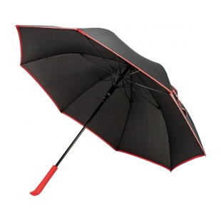 Зонт-трость, полуавтомат, черно-красный цвет, "NEXT", Optima PROMO - интернет-магазин optom-k.com