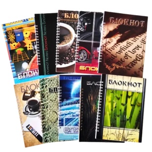 Блокнот на спирали, А5, 40 листов, клетка, мягкая обложка, в ассортименте, Фолио - интернет-магазин optom-k.com