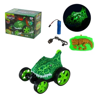 Перевертыш на радиоуправлении, 12х10х10 см, на аккумуляторе, в коробке 16,2х9,8х11,5 см - интернет-магазин optom-k.com