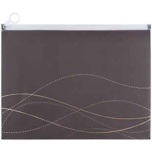 Папка на молнии, А5+, 180 мкм, zip-lock, "Waves-4", AXENT - интернет-магазин optom-k.com