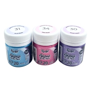 Краска акриловая, 20 мл, перламутровая, "RUDIX", ГАММА'UA - интернет-магазин optom-k.com