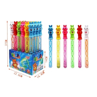 Мыльные пузыри, 38 см, цветные, "Зайка" - интернет-магазин optom-k.com