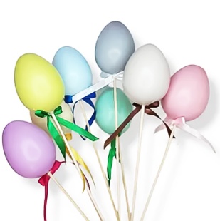 Топер, 6х5 см, цветной, "Яйцо" - интернет-магазин optom-k.com