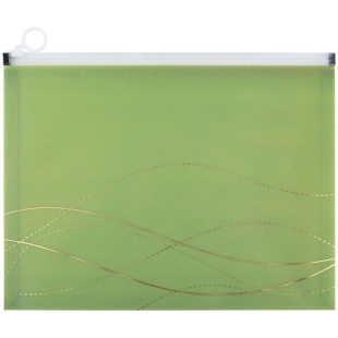 Папка на молнии, А4, 180 мкм, zip-lock, "Waves-3", AXENT - интернет-магазин optom-k.com