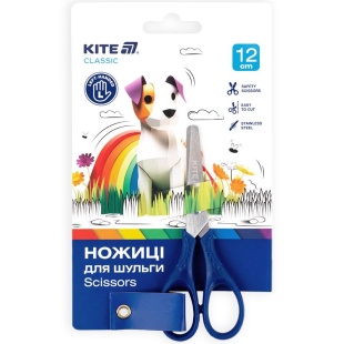 Ножницы детские для левшей, 12 см, "Kite Classic", KITE канцелярия - интернет-магазин optom-k.com