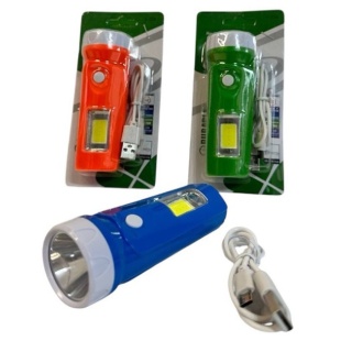 Фонарик, 4x11 см, пластиковый, USB, цветной, на планшете 8x15 см - интернет-магазин optom-k.com