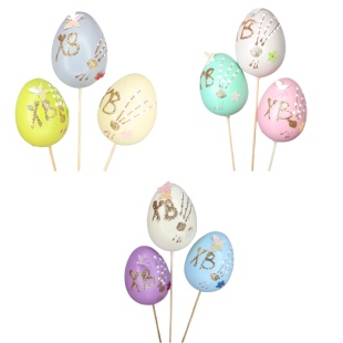 Топер, 6х5 см, цветной, "Яйцо ХВ" - интернет-магазин optom-k.com