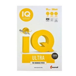 Бумага, А4, 80 г/м2, 500 листов, класс А, "IQ Ultra" - интернет-магазин optom-k.com