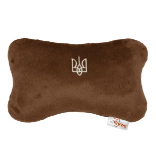 Іграшка-подушка м'яка, 8х15х23 см, коричневиго кольору, "Тризуб", Tigres - інтернет-магазин optom-k.com