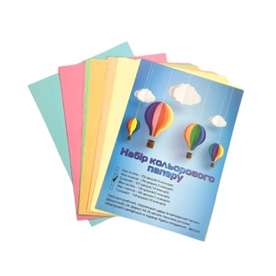 Папір, А4, 80 г/м2, 100 аркушів, Мікс Пастель, Mondi Coloured - інтернет-магазин optom-k.com