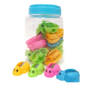 Точилка пластиковая, одинарная, "Черепашка", ООПТ - интернет-магазин optom-k.com