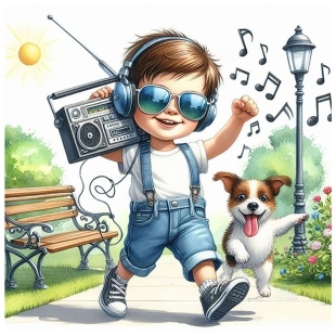 Алмазная мозаика, 25х25 см, на подрамнике 5D, "Музыкальный вайб" - интернет-магазин optom-k.com