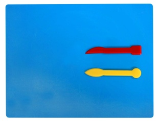 Доска для лепки, 190х250 мм, пластиковая, со стеками, ECONOMIX - интернет-магазин optom-k.com