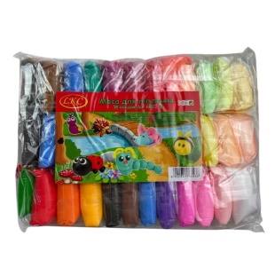 Маса для лепки, 36 цветов, 450 гр, "Супер легкий пластилин", (Уценка) - интернет-магазин optom-k.com