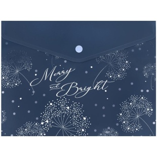 Папка на кнопке, A5+, "Flower Symphony-4", AXENT - интернет-магазин optom-k.com