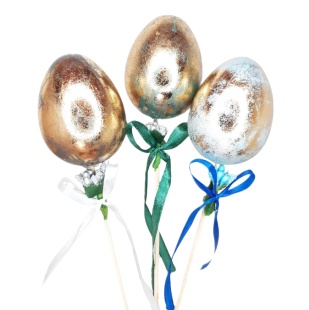 Топер, 6х5 см, цветной, "Яйцо фольга" - интернет-магазин optom-k.com