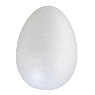 Яйцо пасхальное, 9 см, пенопластовое, неокрашенное - интернет-магазин optom-k.com